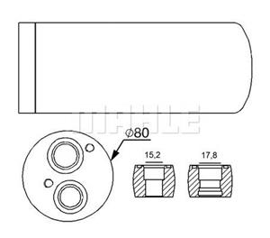 mahleoriginal Trockner, Klimaanlage Mahle Original AD 15 000S