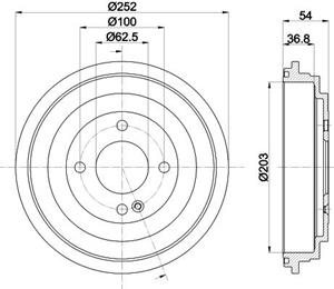 hyundai Remtrommel 8DT355303301