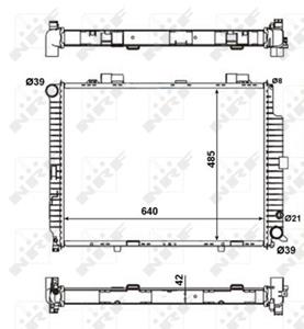mercedes-benz Radiateur EASY FIT