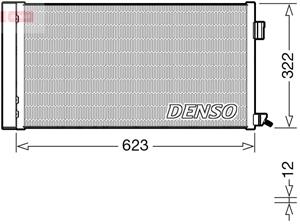 jaguar Condensor, airconditioning DCN11010