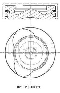 Mahle Original Kolben  021 PI 00120 002