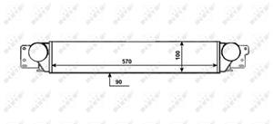 chevrolet Intercooler, inlaatluchtkoeler 309087