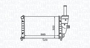 Magneti Marelli Kühler, Motorkühlung  350213187100