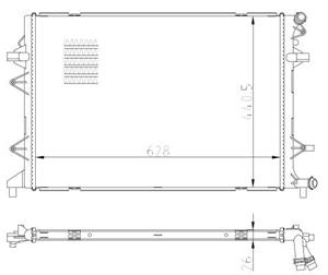 skoda Radiateur 550089