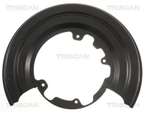 Triscan Spritzblech, Bremsscheibe Hinterachse links  8125 15205