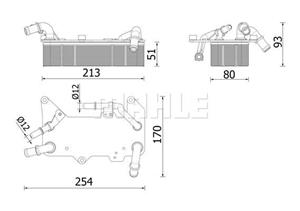 audi Oliekoeler, automatische transmissie CLC286000P