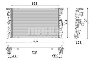 bmw Radiateur CR2635000P