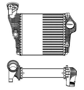 porsche Intercooler, inlaatluchtkoeler 309025