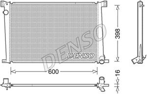 Kühler, Motorkühlung Denso DRM05007