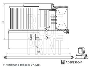 Blue Print Kraftstofffilter  ADBP230044