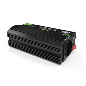 Inverter 12V EcoLine - Omvormer 12V Naar 220V/230V - 300w Vermogen - Gemodificeerde Sinus - Auto omvormer