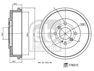 ford remtrommel 178515