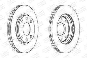 Champion Bremsscheibe Vorderachse  561409CH