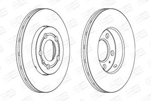 Champion Bremsscheibe Vorderachse  562040CH