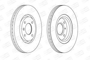 Champion Bremsscheibe Vorderachse  562129CH