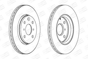 Champion Bremsscheibe Vorderachse  562311CH
