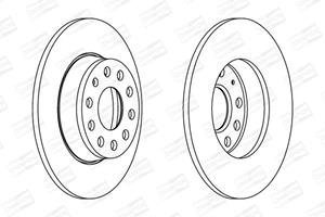 Champion Bremsscheibe Hinterachse  562614CH