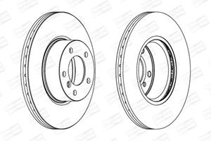 Champion Bremsscheibe Vorderachse  562618CH