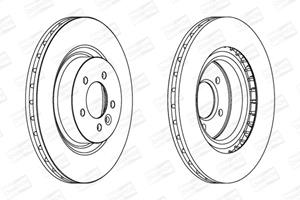 Champion Bremsscheibe Vorderachse  562654CH-1