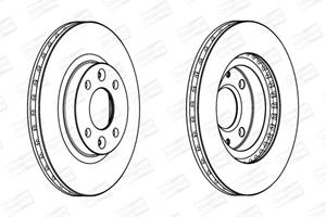 Champion Bremsscheibe Vorderachse  562960CH