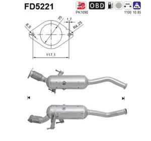 AS Ruß-/Partikelfilter, Abganlage  FD5221