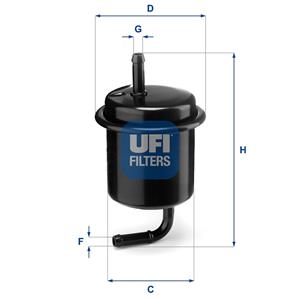 UFI Kraftstofffilter  31.801.00