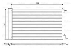 opel Condensor, airconditioning 814042