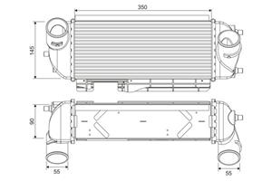 hyundai Intercooler, inlaatluchtkoeler 818368