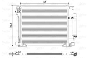 nissan Condensor, airconditioning