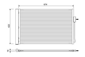 opel Condensor, airconditioning