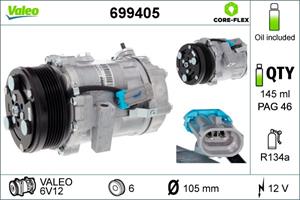 Valeo Kompressor, Klimaanlage  699405