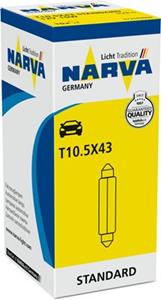 Gloeilamp, kentekenplaatverlichting NARVA 173143000