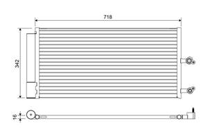 volvo Condensor, airconditioning