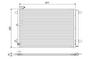audi Condensor, airconditioning