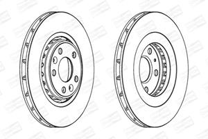 Champion Bremsscheibe Vorderachse  562596CH