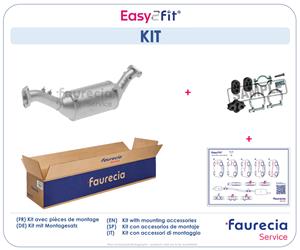 Partikelfilter, uitlaatinstallatie Faurecia, u.a. für Suzuki