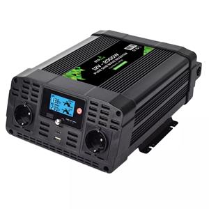 Inverter 12V EcoLine - Omvormer 12V Naar 220V/230V - 2000w Vermogen - Zuivere sinus– Spanningomvormer