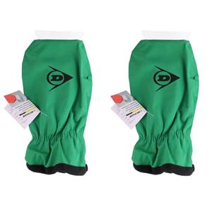 Dunlop 2x Ijskrabbers met warme handschoen groen 35 cm -