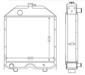 Koeler, aandrijfaccu NRF 530003