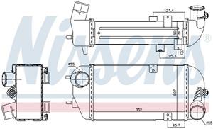 Intercooler NISSENS 96190