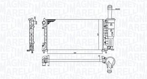 Magneti Marelli Kühler, Motorkühlung  350213194200