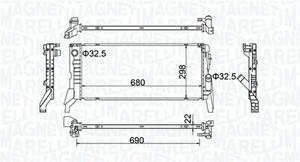 bmw Radiateur BM2027