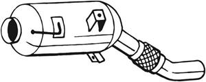 Ruß-/Partikelfilter, Abgasanlage Bosal 097-318
