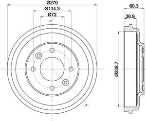 kia Remtrommel 8dt 8DT355303071
