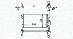 Magneti Marelli Kühler, Motorkühlung  350213196200