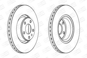 Champion Bremsscheibe Vorderachse  562265CH-1