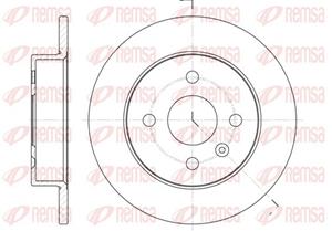 Remsa Bremsscheibe Hinterachse  6570.00