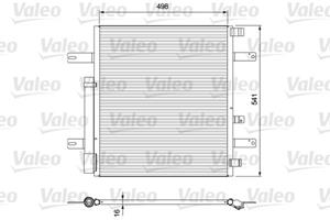 Condensor, airconditioning NIEUW DEEL Valeo 815061