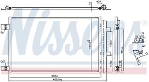 Nissens Kondensator, Klimaanlage  941284