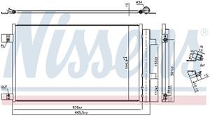 nissan Condensor, airconditioning 941284